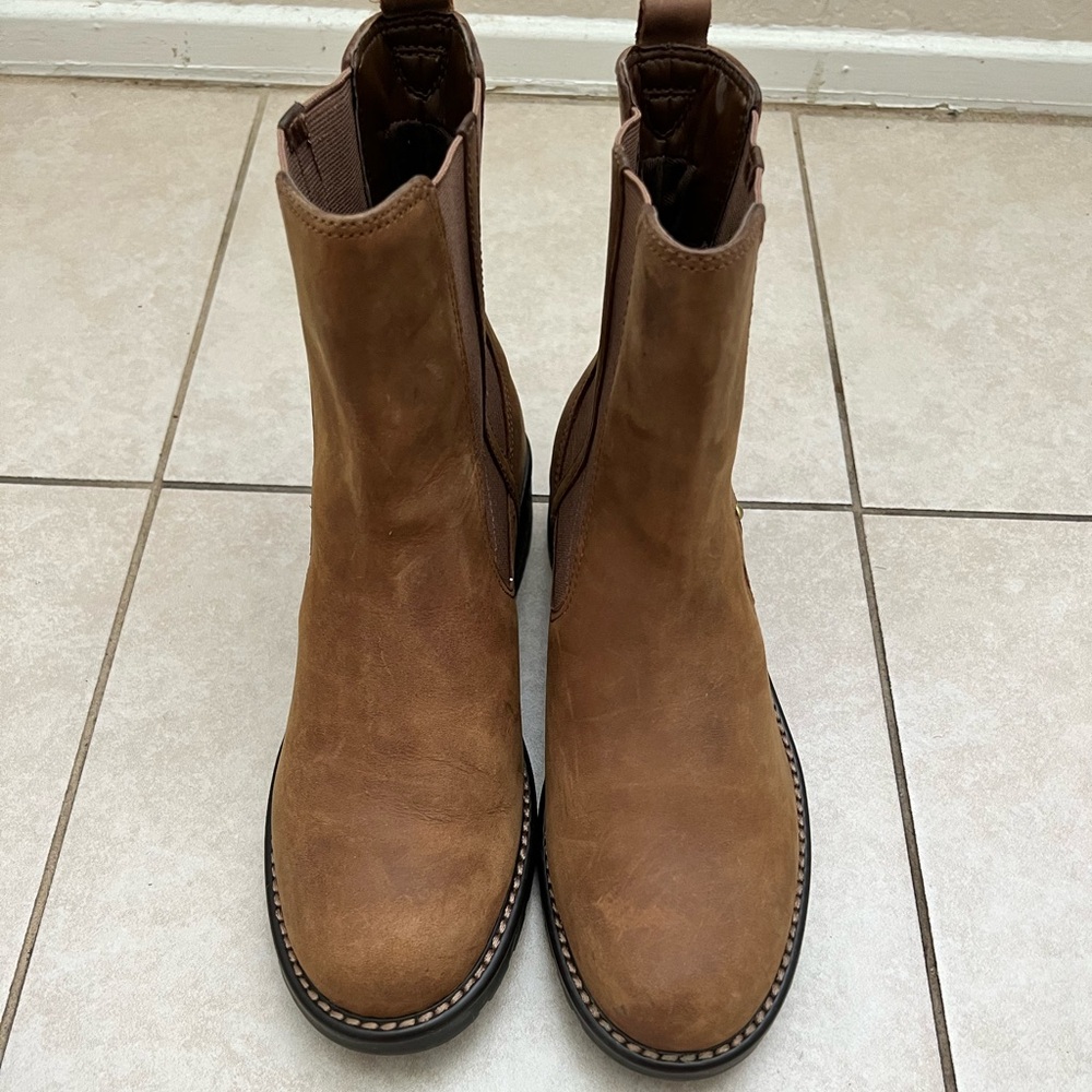 Clarks Suede Chelsea Boots